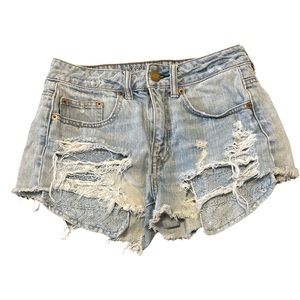 Denim shorts
